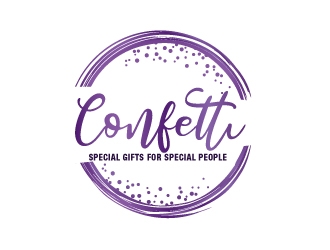 Confetti logo design by Suvendu