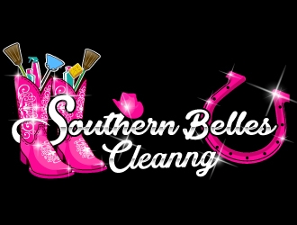 Southern Belles Cleaning logo design by Suvendu