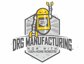DRG Manufacturing LLC: www.drgmanufacturing.com logo design by YONK