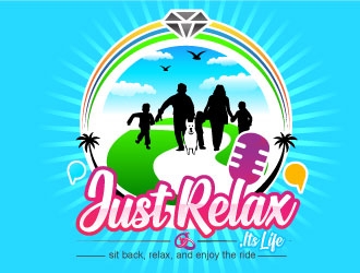 Just Relax, Its Life logo design by Suvendu