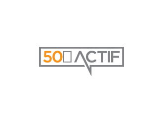 50➕ Actif logo design by Andri