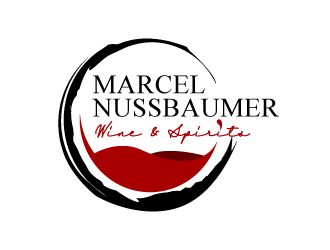 Marcel Nussbaumer Wine & Spirits logo design by torresace