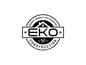 EKO construction logo design by pakderisher