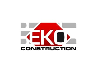 EKO construction logo design by AamirKhan