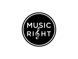 Music Right logo design by ammad