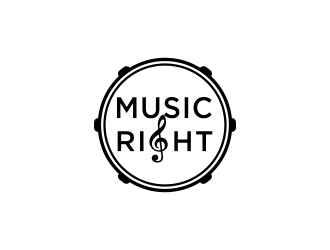 Music Right logo design by oke2angconcept