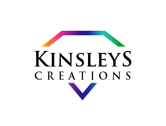 Kinsleys Creations logo design by BeDesign