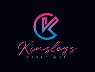 Kinsleys Creations logo design by sanworks