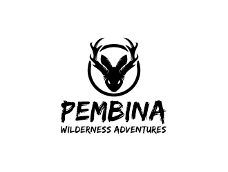 Pembina Wilderness Adventures logo design by SmartTaste