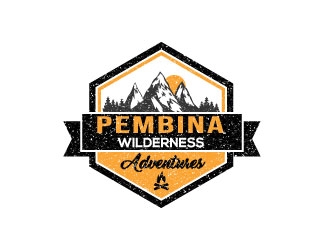 Pembina Wilderness Adventures logo design by rosy313