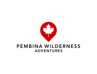 Pembina Wilderness Adventures logo design by BlessedArt