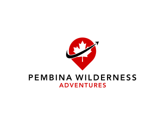 Pembina Wilderness Adventures logo design by BlessedArt