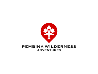 Pembina Wilderness Adventures logo design by BlessedArt