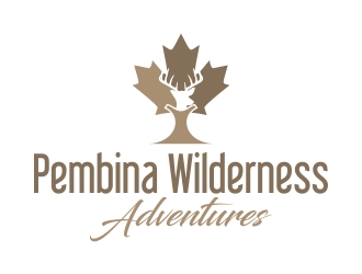 Pembina Wilderness Adventures logo design by cikiyunn