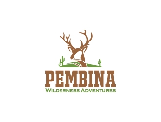 Pembina Wilderness Adventures logo design by AamirKhan