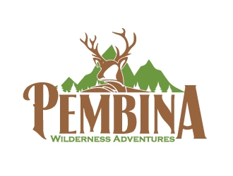 Pembina Wilderness Adventures logo design by AamirKhan
