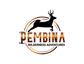 Pembina Wilderness Adventures logo design by fawadyk