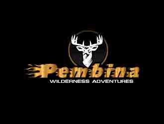 Pembina Wilderness Adventures logo design by fawadyk