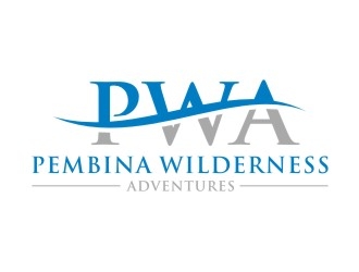 Pembina Wilderness Adventures logo design by sabyan