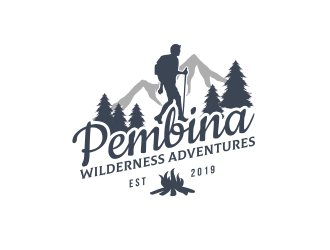 Pembina Wilderness Adventures logo design by ProfessionalRoy