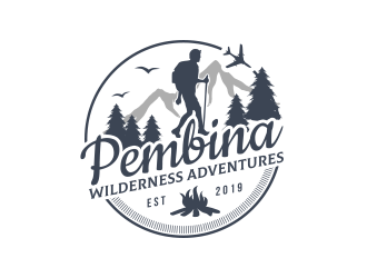 Pembina Wilderness Adventures logo design by ProfessionalRoy
