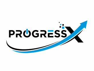ProgressX logo design by agus