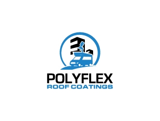 PolyFlex Roof Coatings logo design by AamirKhan