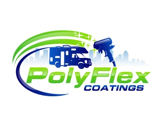 PolyFlex Roof Coatings logo design by AamirKhan