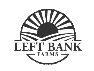Left Bank Farms logo design by Andrei P