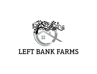 Left Bank Farms logo design by N3V4