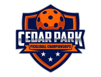 Cedar Park Pickleball Championships  logo design by Benok
