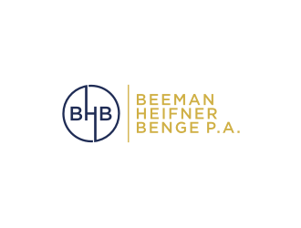 Beeman Heifner Benge P.A. logo design by johana