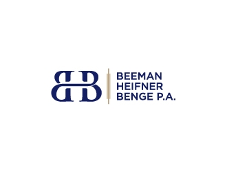 Beeman Heifner Benge P.A. logo design by fortunato
