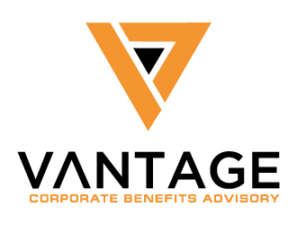 VANTAGE Corporate Benefits Advisory logo design by MonkDesign