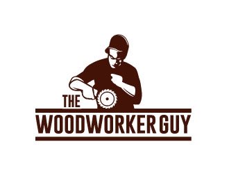 The woodworker guy logo design by maze