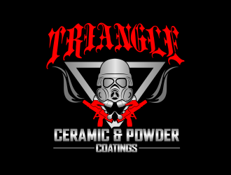 Triangle Ceramic & Powder Coatings logo design by beejo