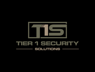 Tier 1 Security Solutions  logo design by haidar