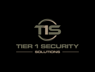 Tier 1 Security Solutions  logo design by haidar
