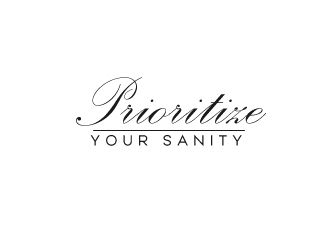 Prioritize Your Sanity logo design by Rezeki09