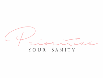 Prioritize Your Sanity logo design by hopee
