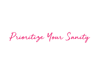 Prioritize Your Sanity logo design by nurul_rizkon