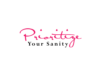 Prioritize Your Sanity logo design by sodimejo