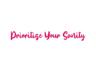 Prioritize Your Sanity logo design by Greenlight