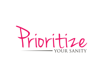 Prioritize Your Sanity logo design by qqdesigns