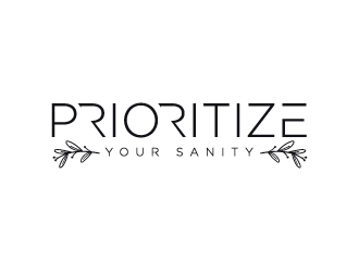 Prioritize Your Sanity logo design by aryamaity