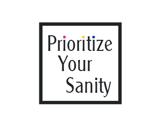 Prioritize Your Sanity logo design by bougalla005