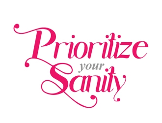 Prioritize Your Sanity logo design by Roma