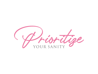 Prioritize Your Sanity logo design by RIANW