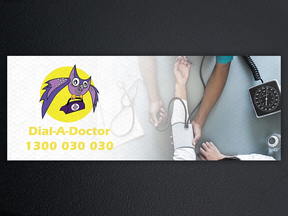 Dial A Doctor logo design by KHAI