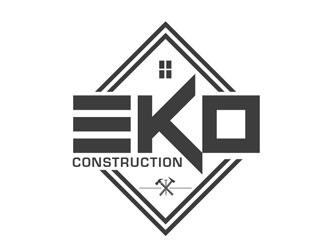 EKO construction logo design by frontrunner